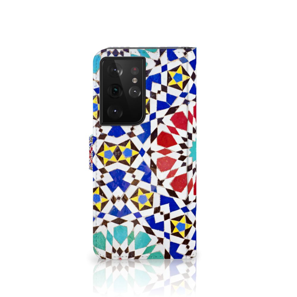 Samsung Galaxy S21 Ultra Bookcase Mozaïek