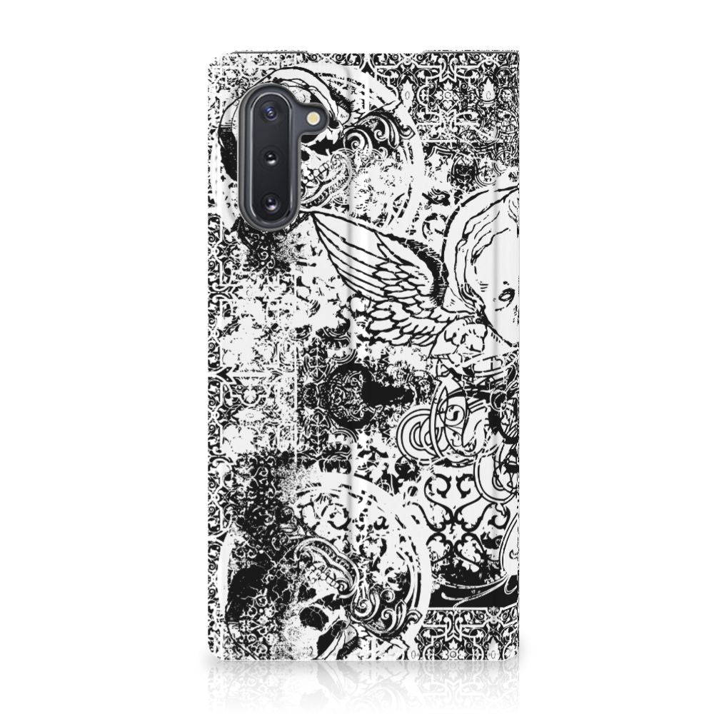 Mobiel BookCase Samsung Galaxy Note 10 Skulls Angel