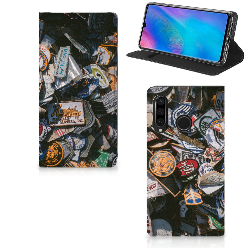 Huawei P30 Lite New Edition Stand Case Badges