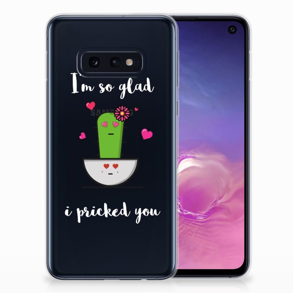 Samsung Galaxy S10e Telefoonhoesje met Naam Cactus Glad