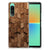 Bumper Hoesje voor Sony Xperia 10 V Wooden Cubes