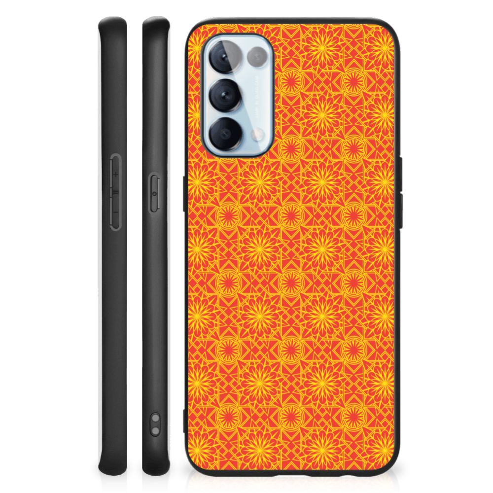 OPPO Reno5 5G | Find X3 Lite Back Case Batik Oranje