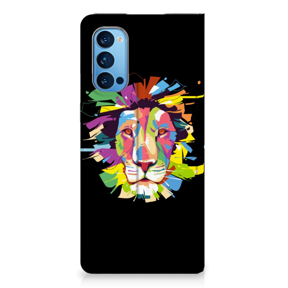 OPPO Reno4 Pro 5G Magnet Case Lion Color - B2C Telecom