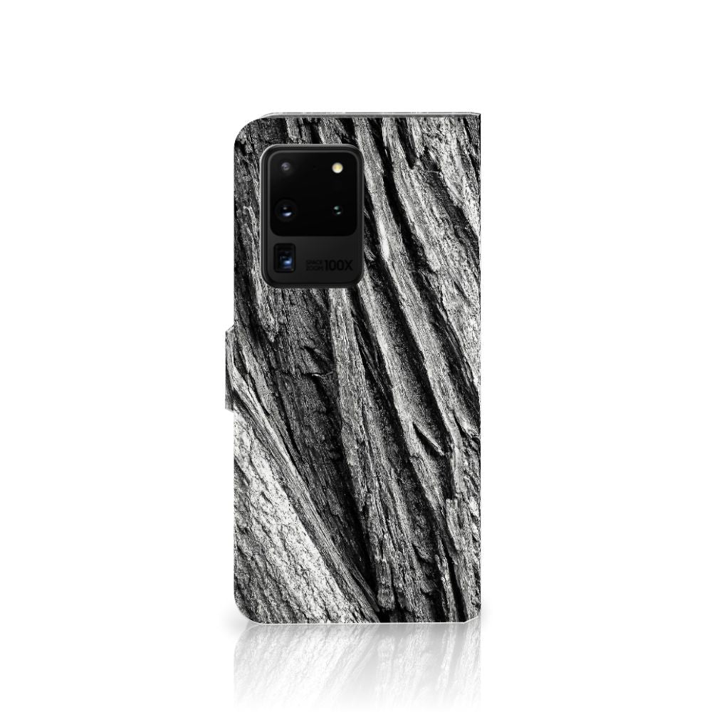 Book Style Case Samsung Galaxy S20 Ultra Boomschors Grijs