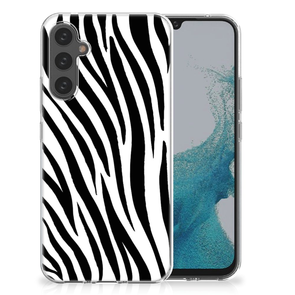 Samsung Galaxy A34 TPU Hoesje Zebra