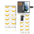 Samsung Galaxy S21 FE Book Cover Banana