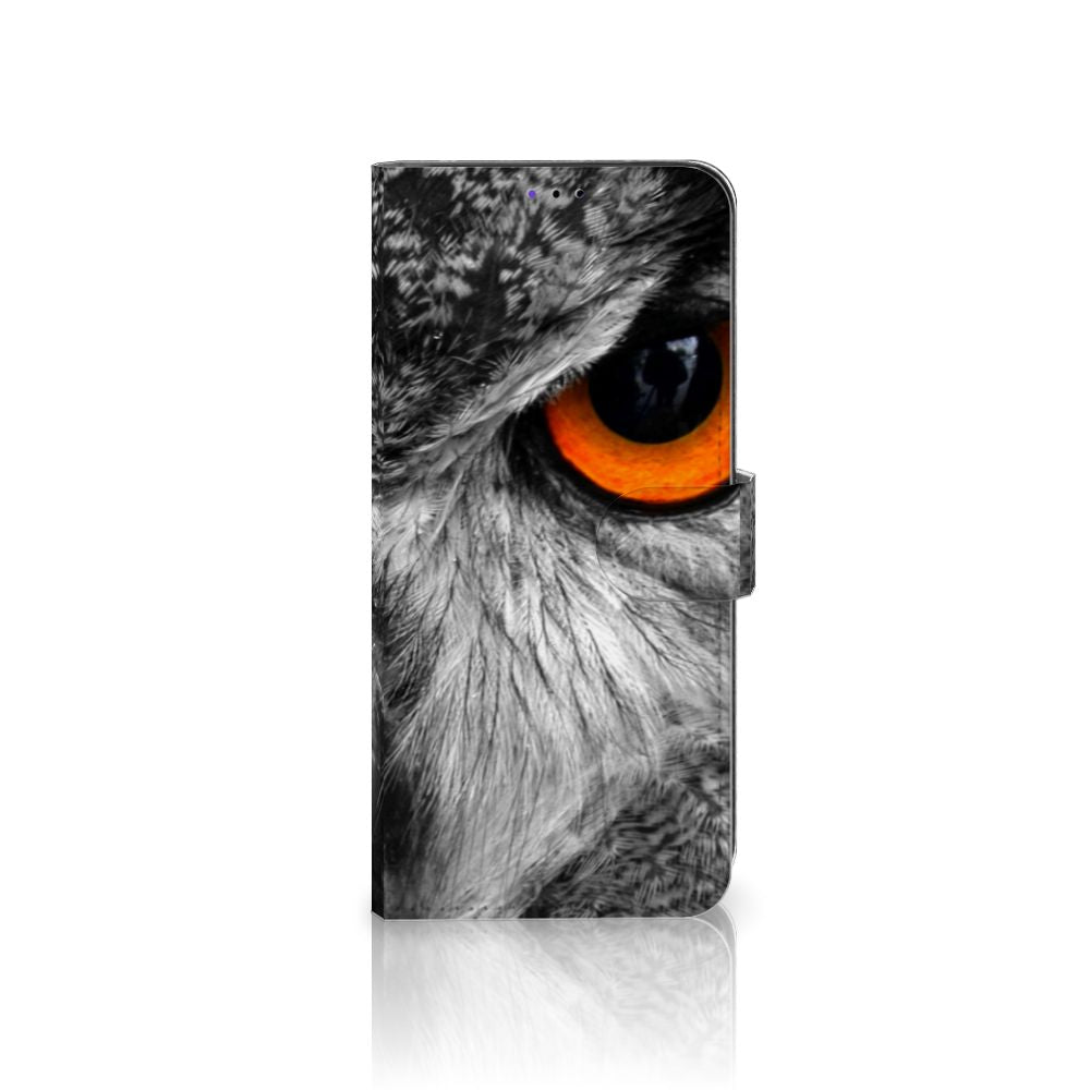 Samsung Galaxy A22 5G Telefoonhoesje met Pasjes Uil