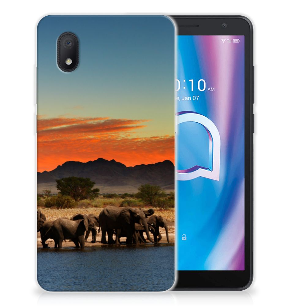 Alcatel 1B (2020) TPU Hoesje Olifanten B2C Telecom