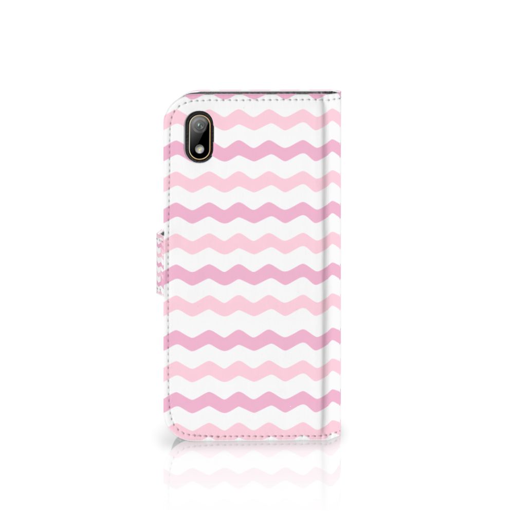 Huawei Y5 (2019) Telefoon Hoesje Waves Roze
