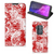 Mobiel BookCase Motorola One Zoom Angel Skull Rood - B2C Telecom