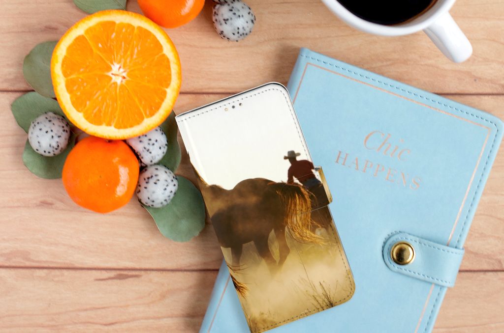 OPPO A15 Telefoonhoesje met Pasjes Design Cowboy