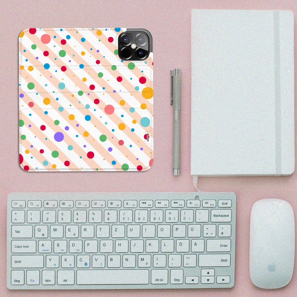 iPhone 12 Pro Max Hoesje met Magneet Dots - B2C Telecom