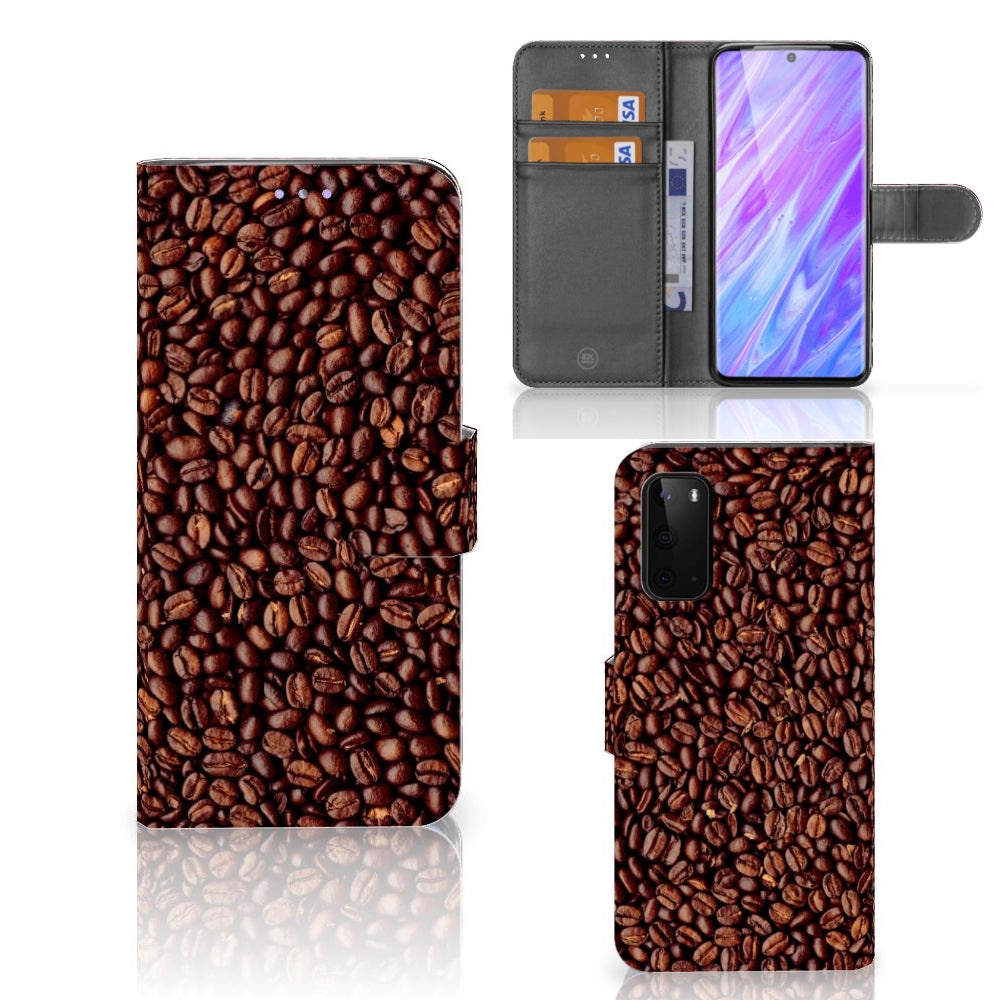 Samsung Galaxy S20 Book Cover Koffiebonen