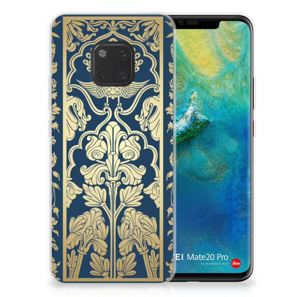 Huawei Mate 20 Pro TPU Case Beige Flowers