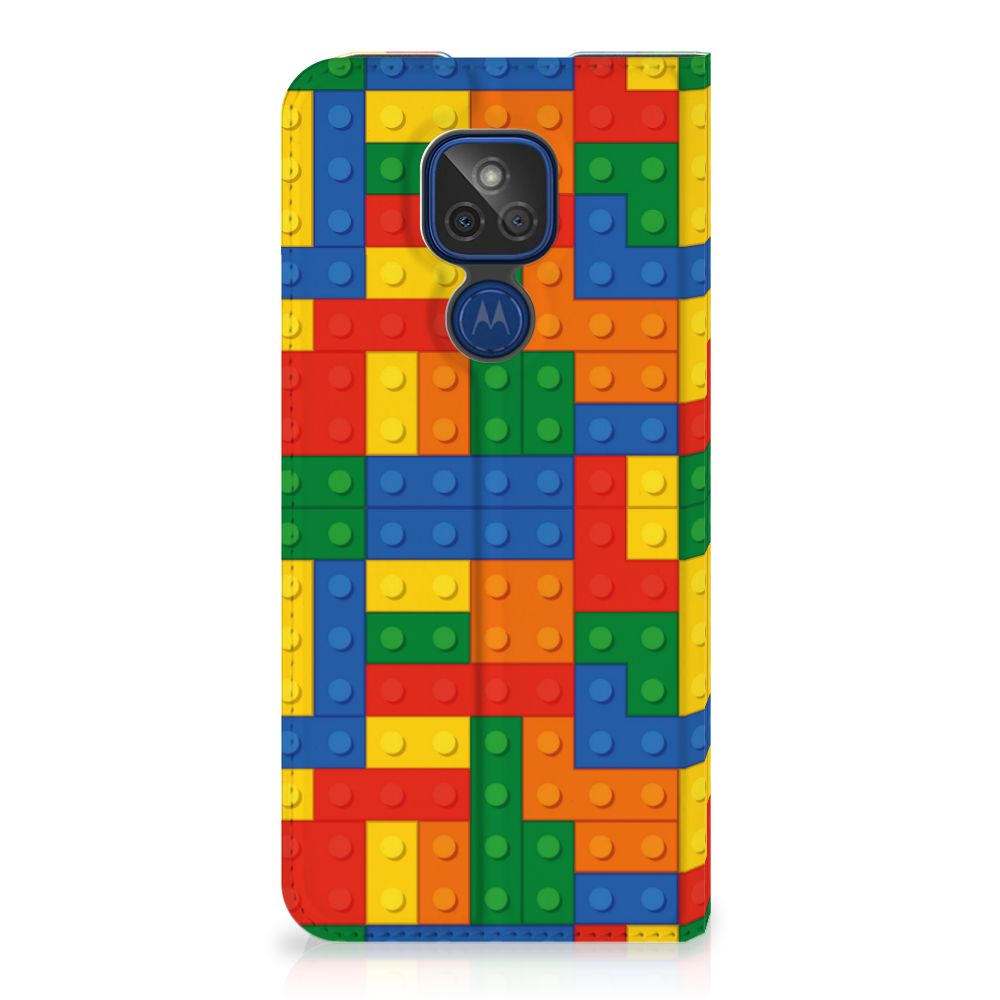 Motorola Moto G9 Play Hoesje met Magneet Blokken - B2C Telecom
