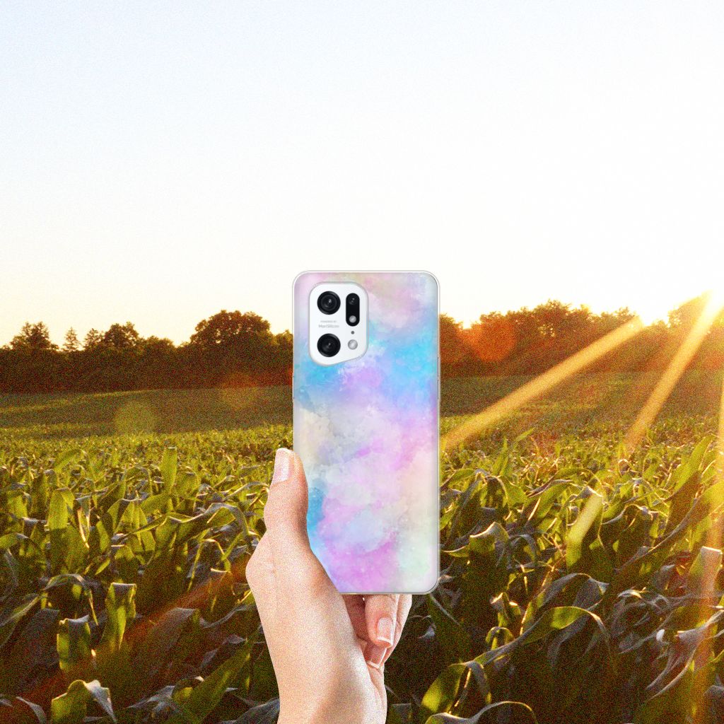 Hoesje maken OPPO Find X5 Pro Watercolor Light