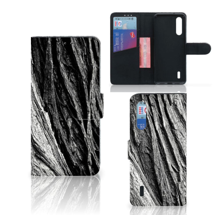Book Style Case Xiaomi Mi 9 Lite Boomschors Grijs