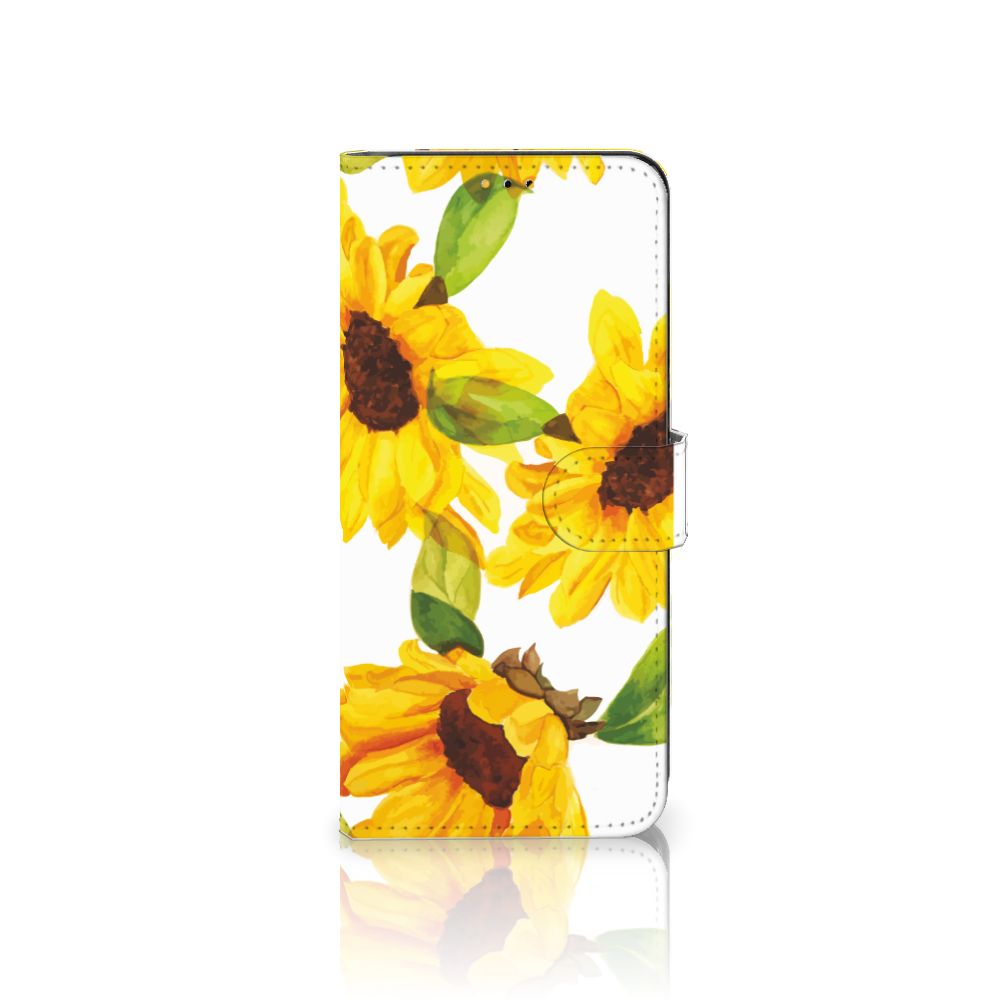 Hoesje voor Samsung Galaxy A14 5G Zonnebloemen met kleurrijke zonnebloemdesign.