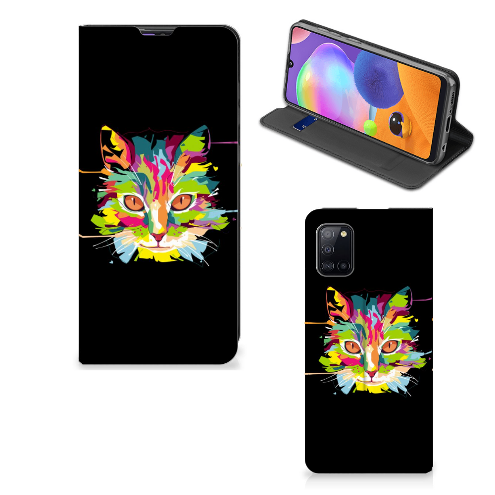 Samsung Galaxy A31 Magnet Case Cat Color - B2C Telecom