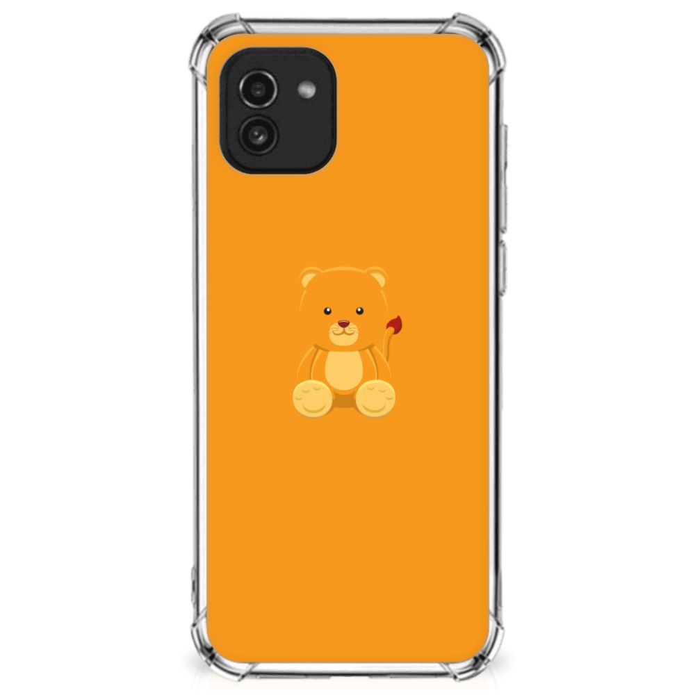 Samsung Galaxy A03 Stevig Bumper Hoesje Baby Beer B2C Telecom