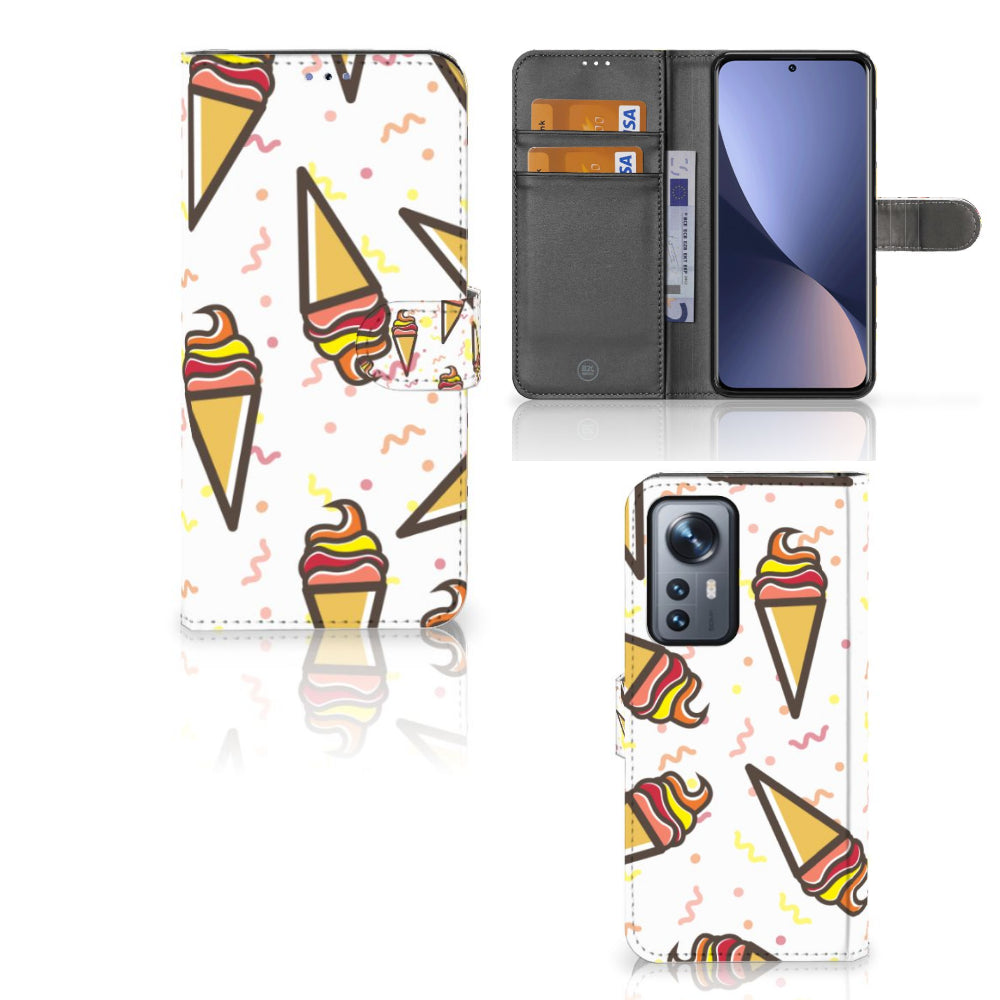 Xiaomi 12 Pro Book Cover Icecream