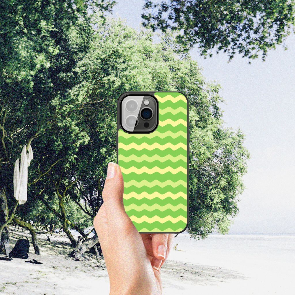 iPhone 13 Pro Back Case Waves Green B2C Telecom