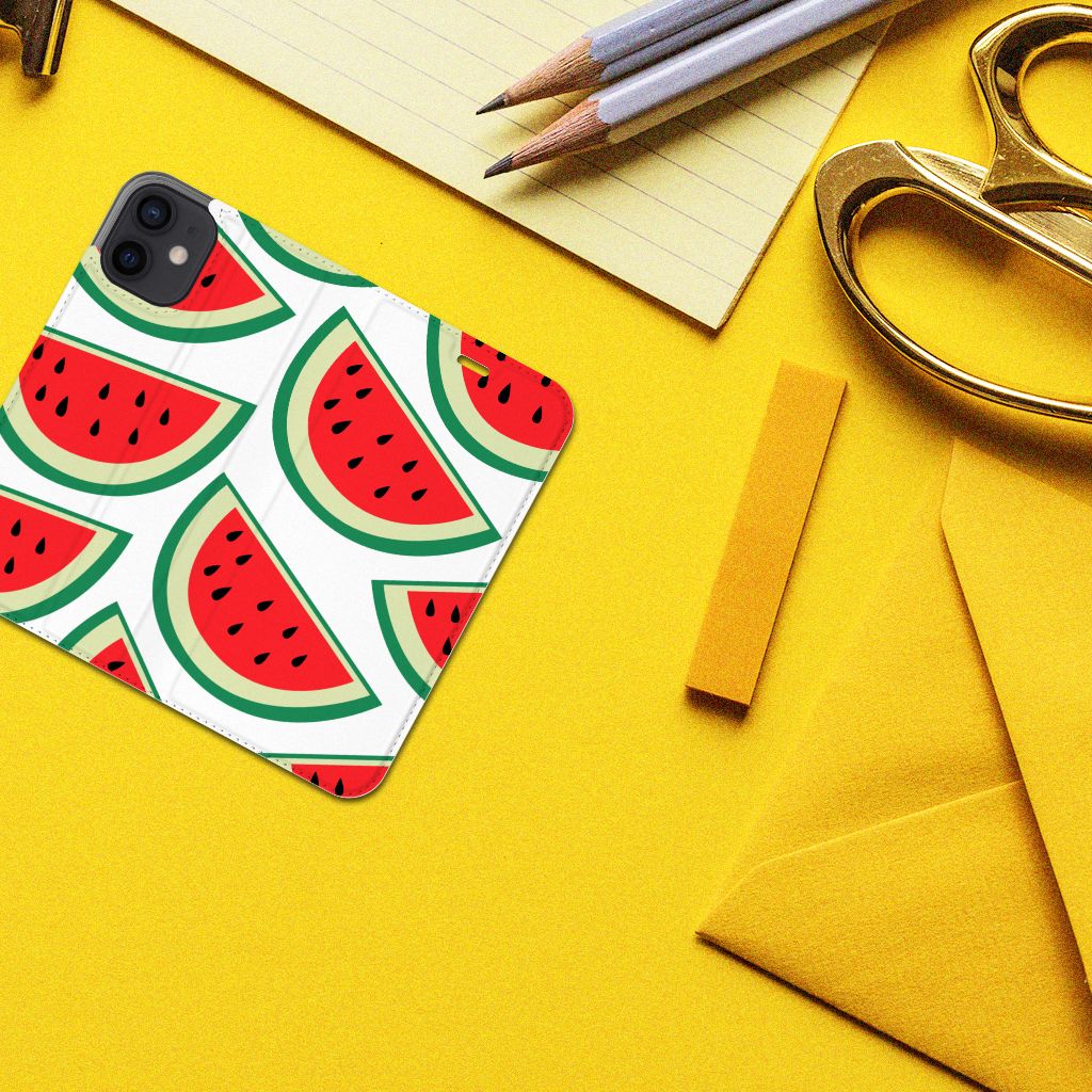 iPhone 12 Mini Flip Style Cover Watermelons - B2C Telecom