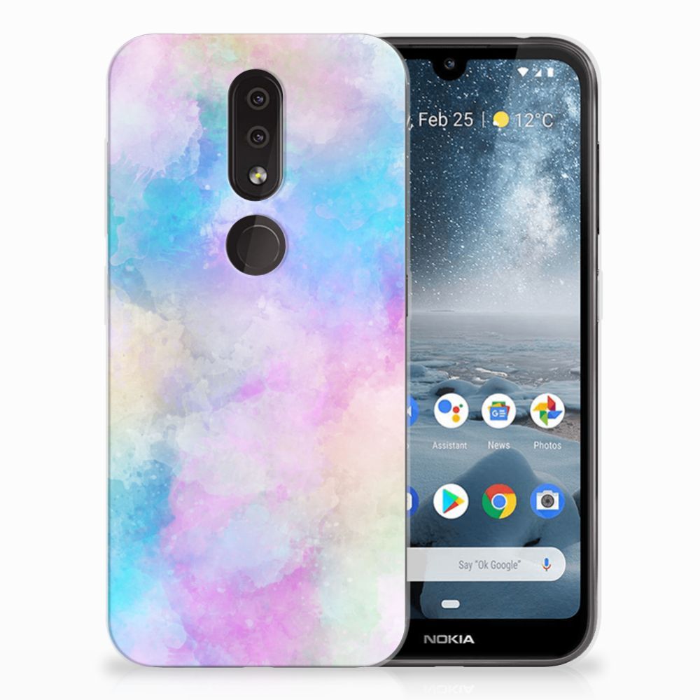 Hoesje maken Nokia 4.2 Watercolor Light