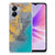 OPPO A77 | A57 5G TPU Siliconen Hoesje Marble Blue Gold B2C Telecom