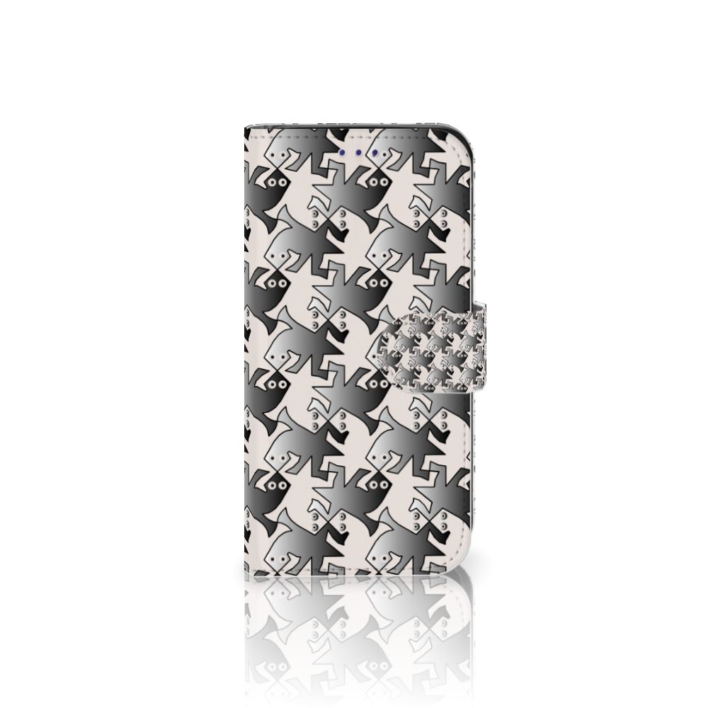 Samsung Galaxy S10e Telefoonhoesje met Pasjes Salamander Grey