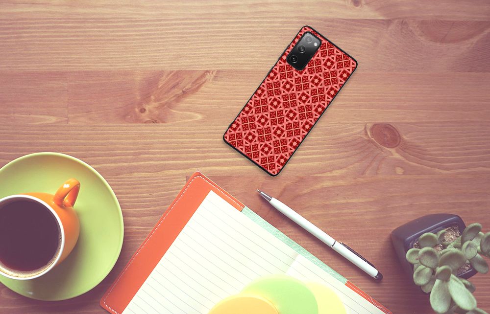 Samsung Galaxy S20 FE Back Case Batik Rood B2C Telecom