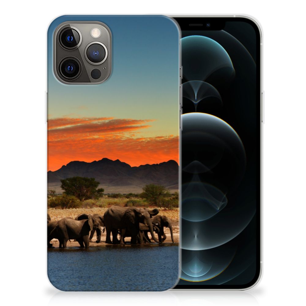 iPhone 12 Pro Max TPU Hoesje Olifanten B2C Telecom