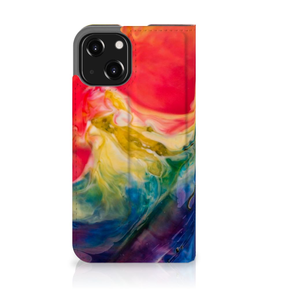 Bookcase iPhone 13 Mini Watercolor Dark - B2C Telecom