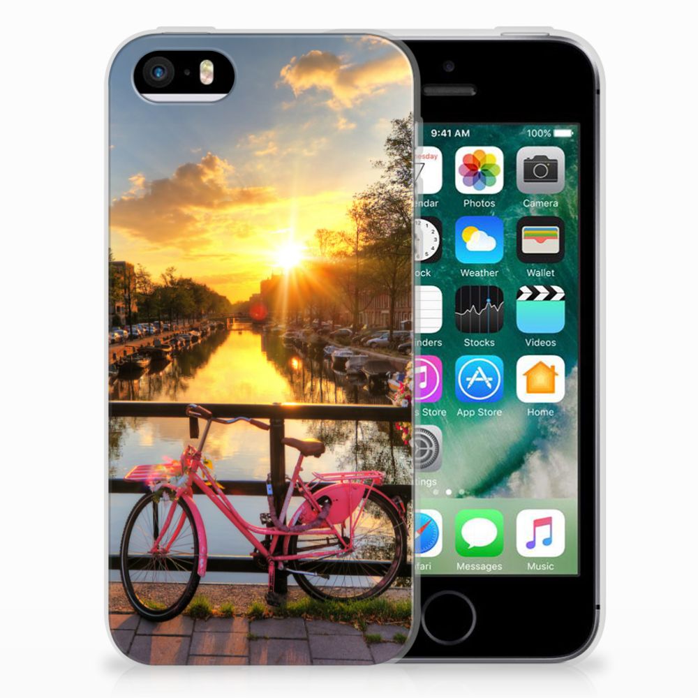 Apple iPhone SE | 5S Siliconen Back Cover Amsterdamse Grachten