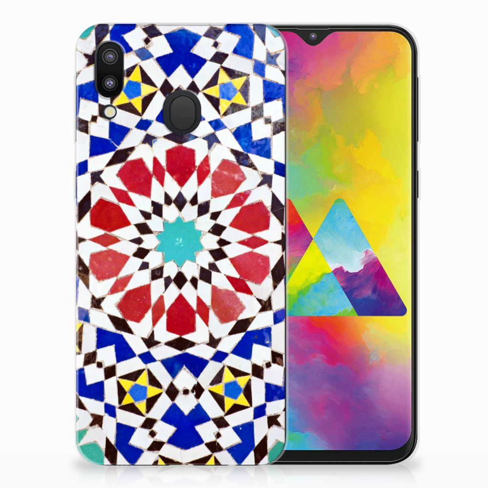 Samsung Galaxy M20 (Power) TPU Siliconen Hoesje Mozaïek