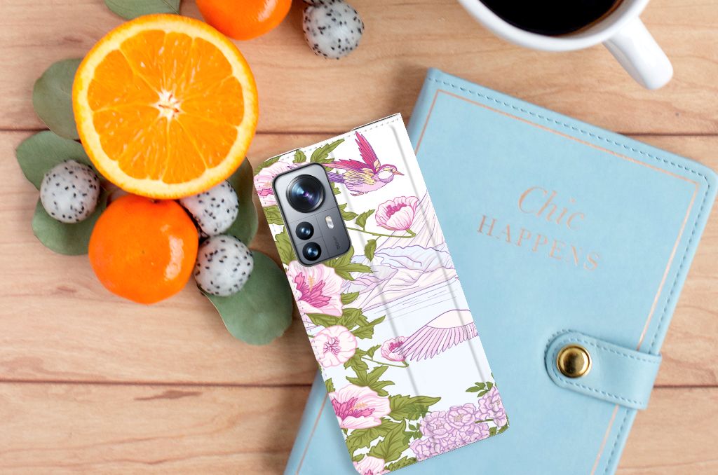 Xiaomi 12 Pro Hoesje maken Bird Standing - B2C Telecom