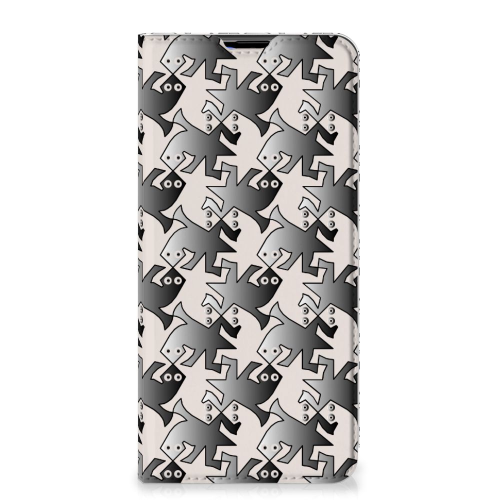 Samsung Galaxy A20s Hoesje maken Salamander Grey - B2C Telecom