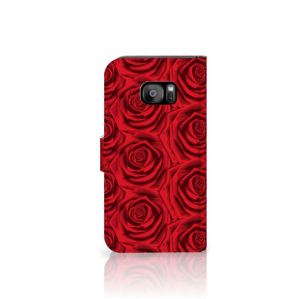 Samsung Galaxy S7 Edge Hoesje Red Roses