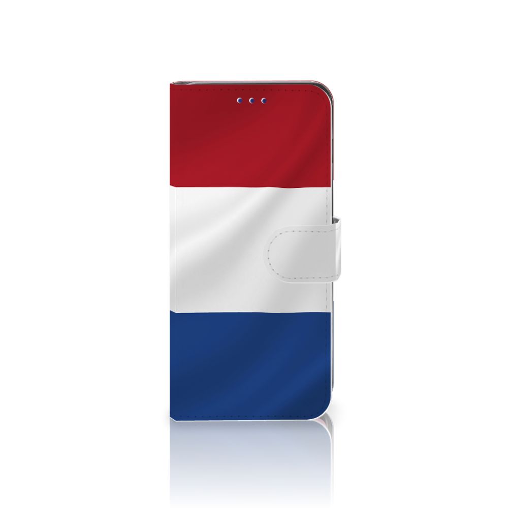 Samsung Galaxy S10 Bookstyle Case Nederlandse Vlag met artistiek ontwerp van de Nederlandse vlag.