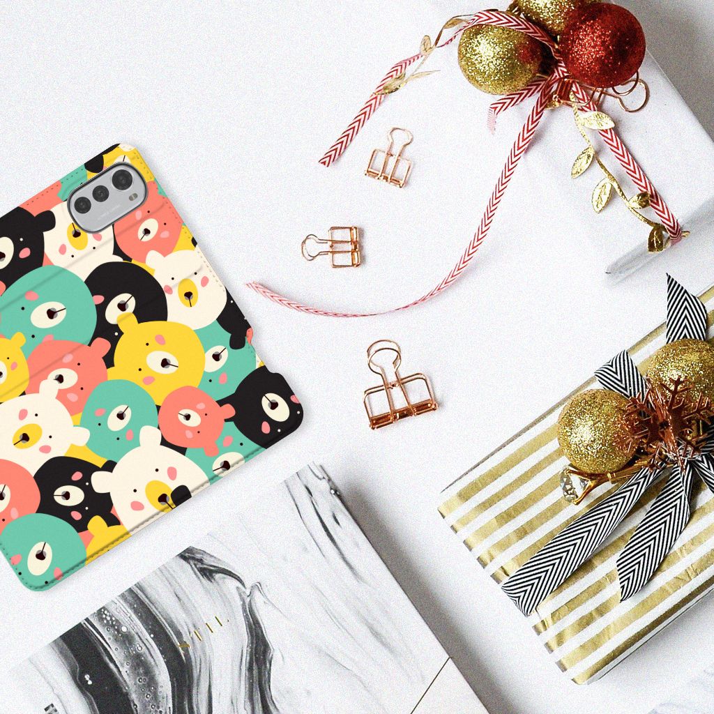 Motorola Moto E32 | Moto E32s Magnet Case Bears - B2C Telecom