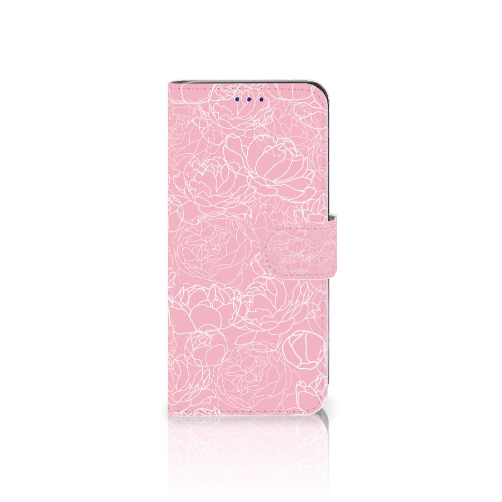 Samsung Galaxy S10 Hoesje White Flowers