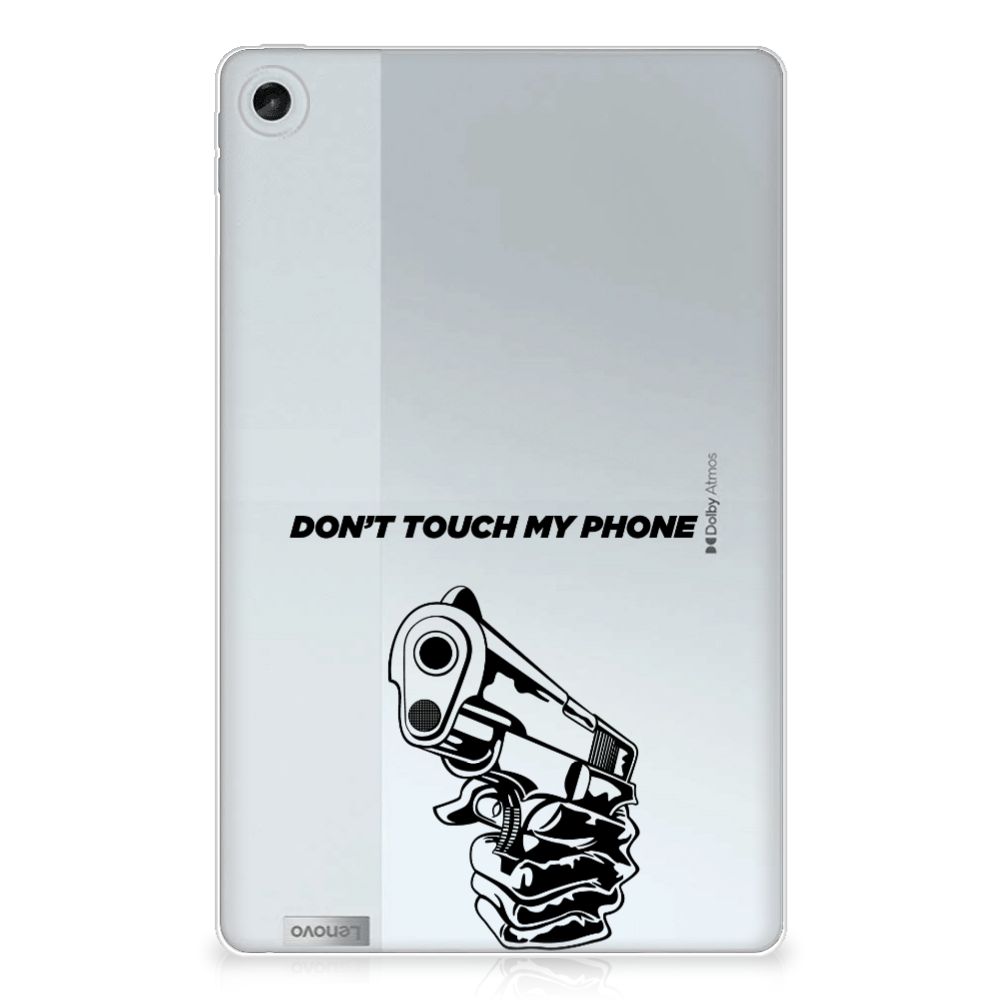 Lenovo Tab M10 Plus (3e generatie) Print Case Gun Don't Touch My Phone - B2C Telecom