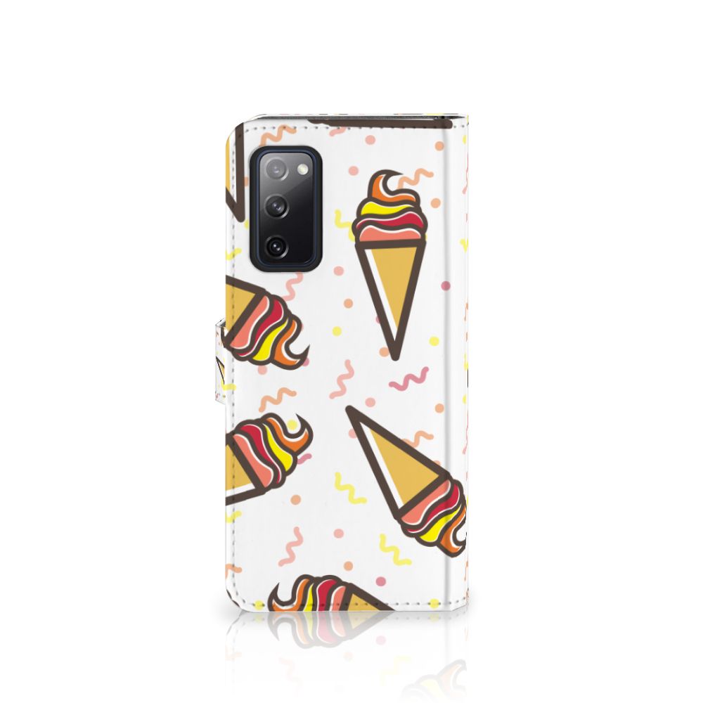 Samsung Galaxy S20 FE Book Cover Icecream