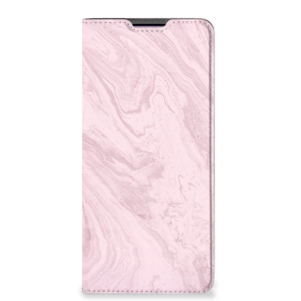 Motorola Edge 30 Pro Standcase Marble Pink - Origineel Cadeau Vriendin - B2C Telecom