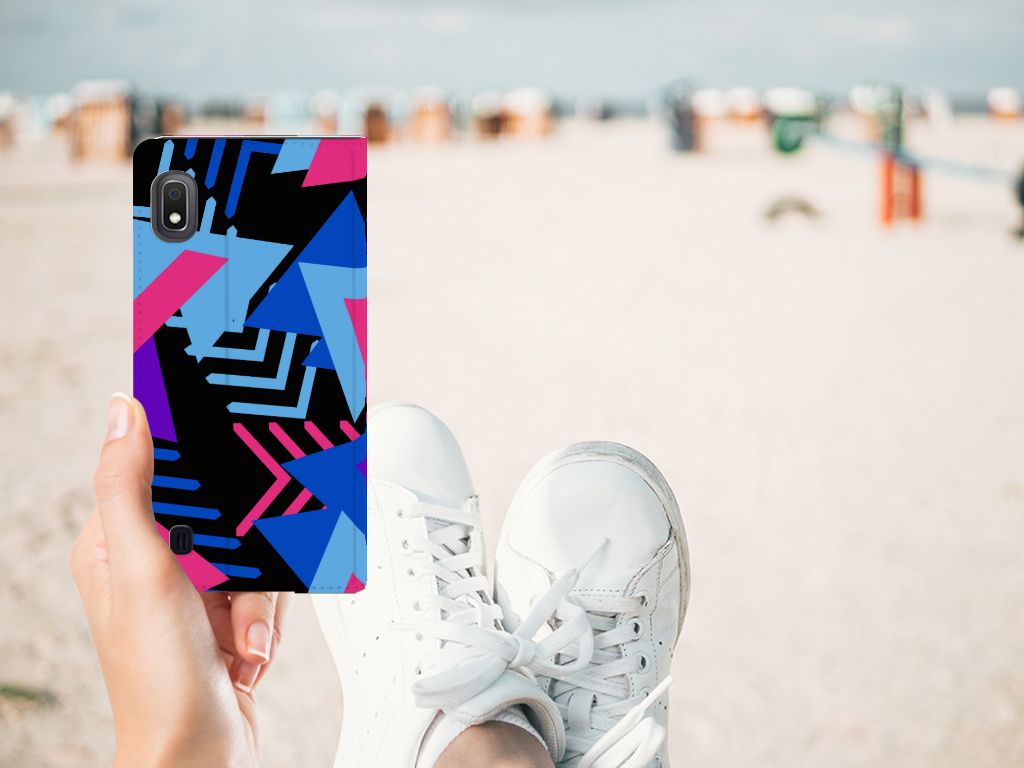 Samsung Galaxy A10 Stand Case Funky Triangle