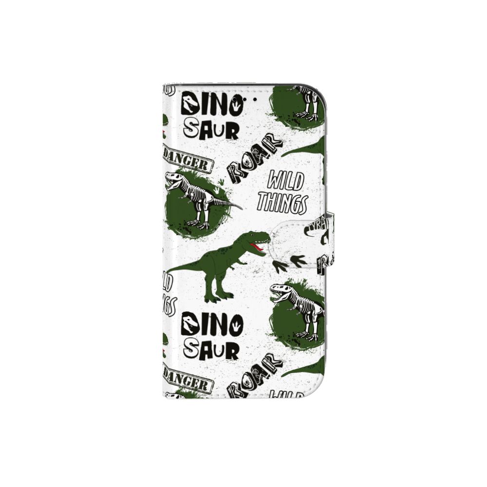 Telefoonhoesje met Pasjes voor iPhone 13 Pro Max Dinosaurus