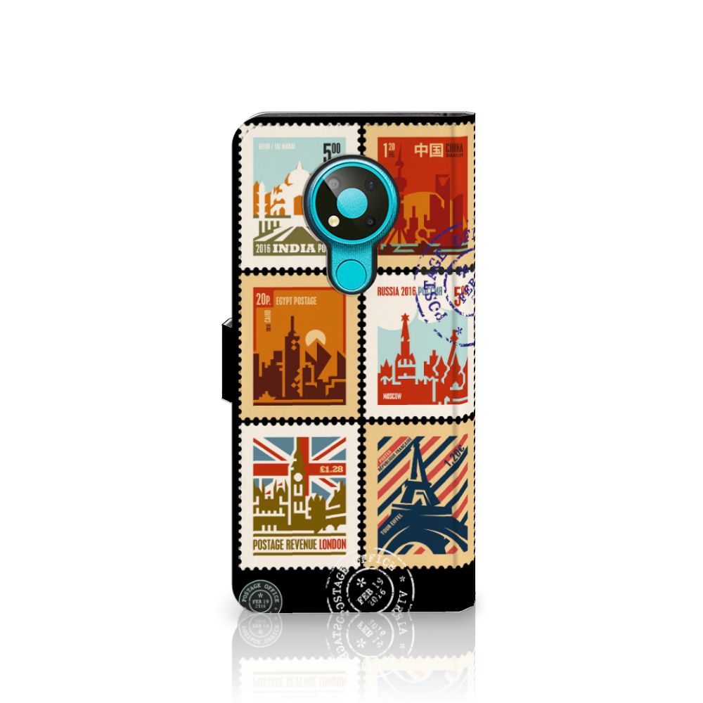 Nokia 3.4 Flip Cover Postzegels
