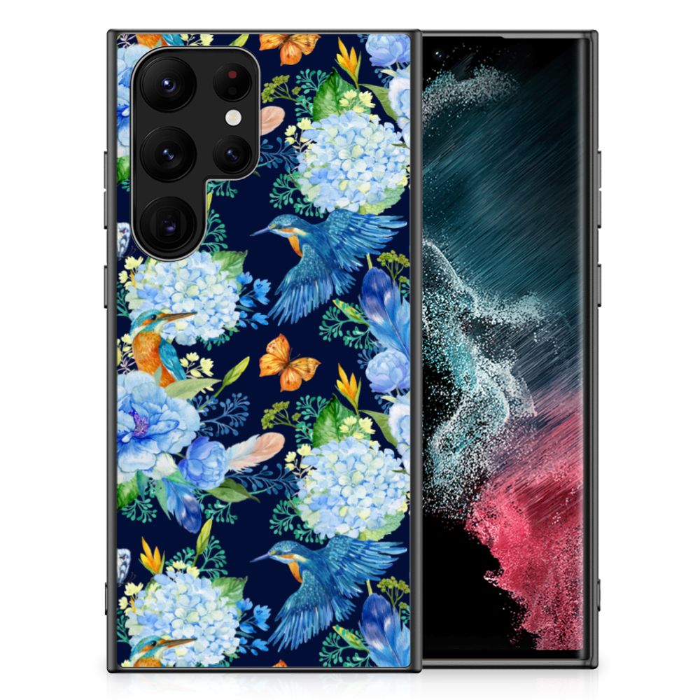 Dierenprint Telefoonhoesje voor Samsung Galaxy S23 Ultra IJsvogel