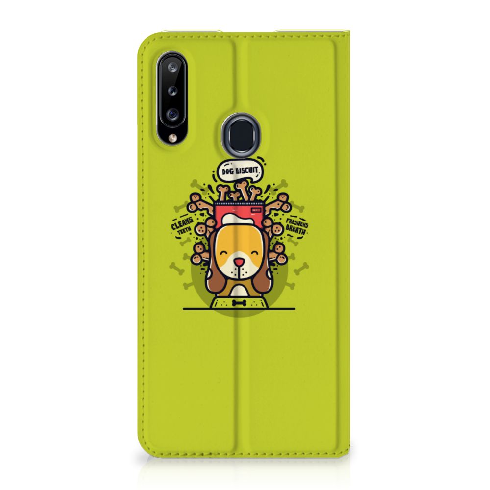 Samsung Galaxy A20s Magnet Case Doggy Biscuit - B2C Telecom