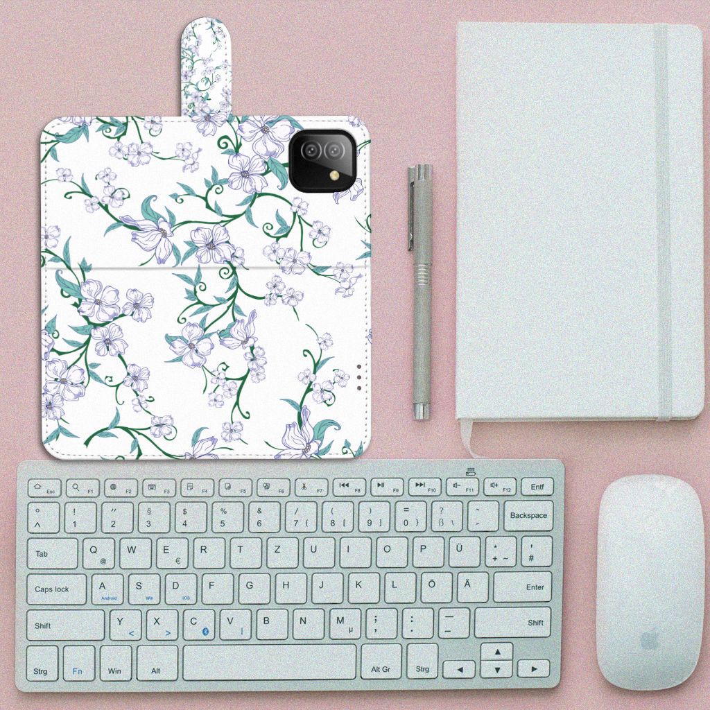 Samsung Galaxy A03 Uniek Hoesje Blossom White